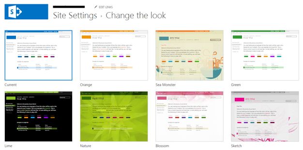 Color and layout options